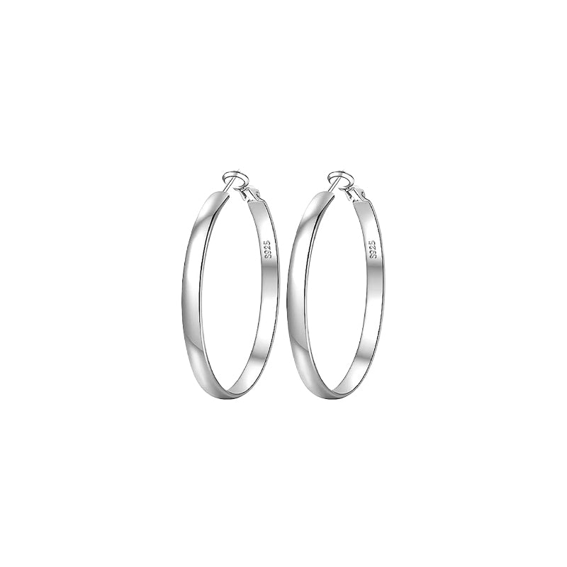 Wide Hoop Earrings