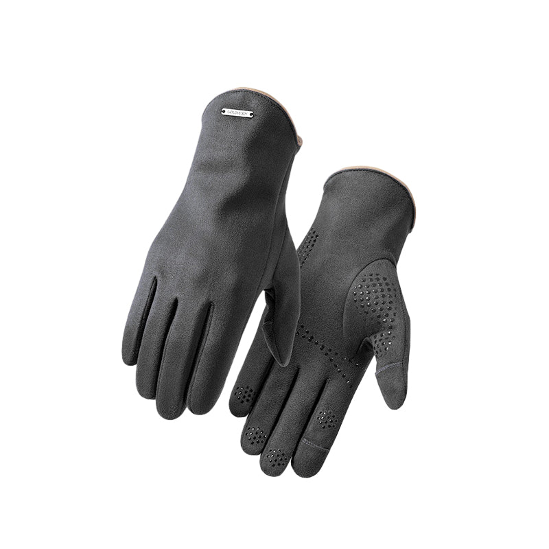 Cold-proof Suede Gloves