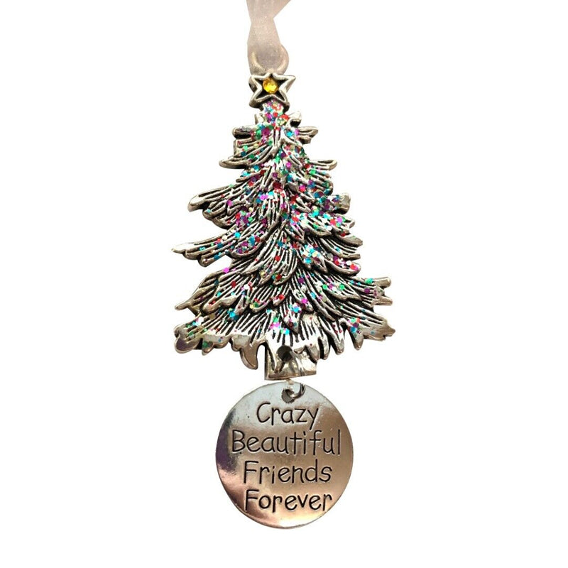 Crazy Beautiful Friends Forever - Angel Ornament Christmas Gift