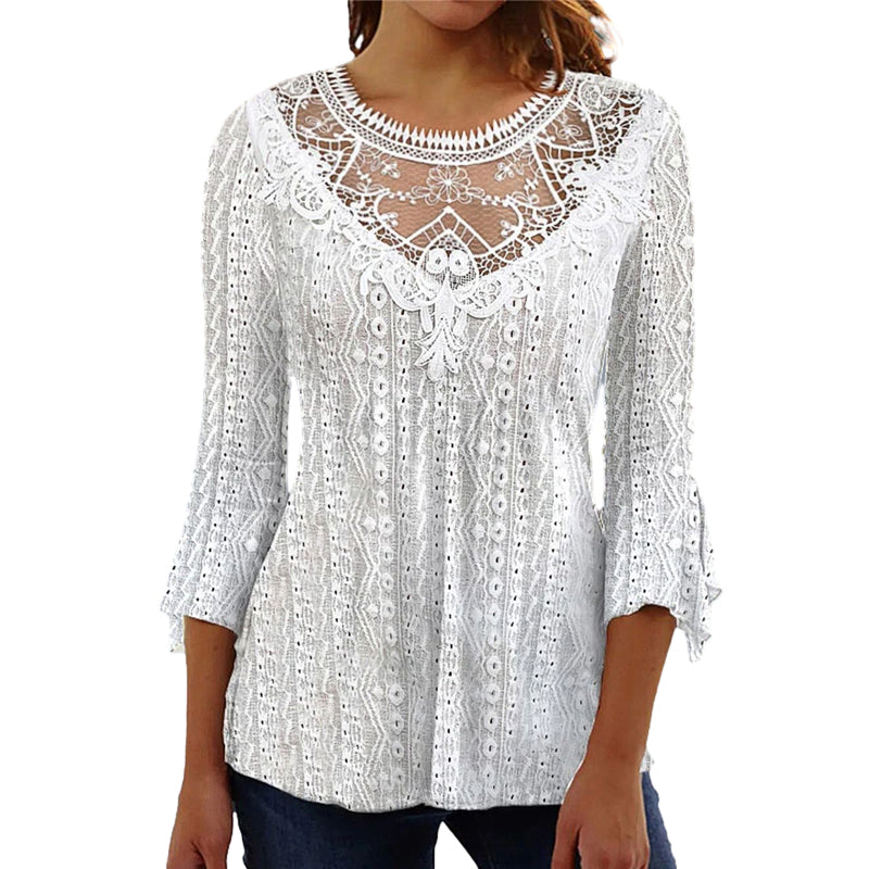 Women's Lace Casual Vintage Fashion Top