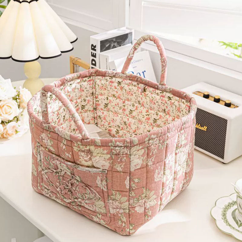 Boho Fabric Storage Basket
