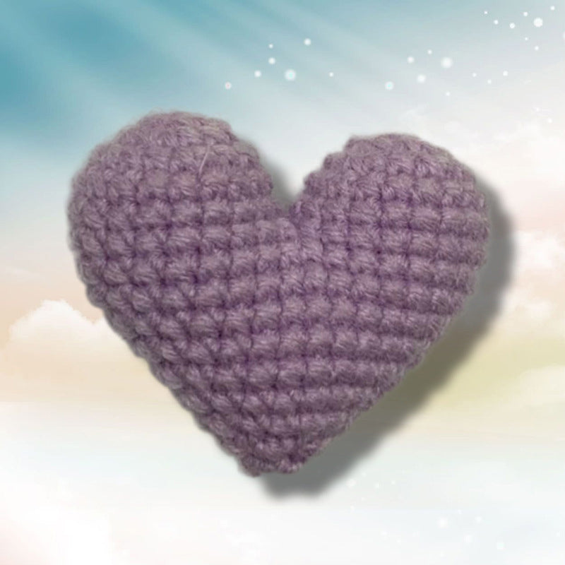 Pocket Hug, Crocheted Heart, Small Gift