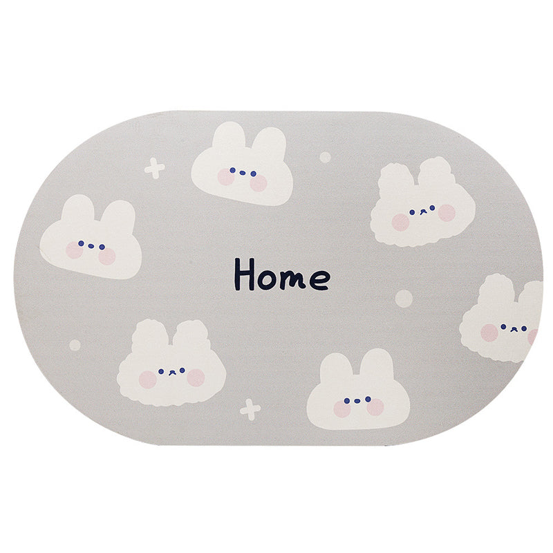 Microfiber non-slip cartoon floor mat