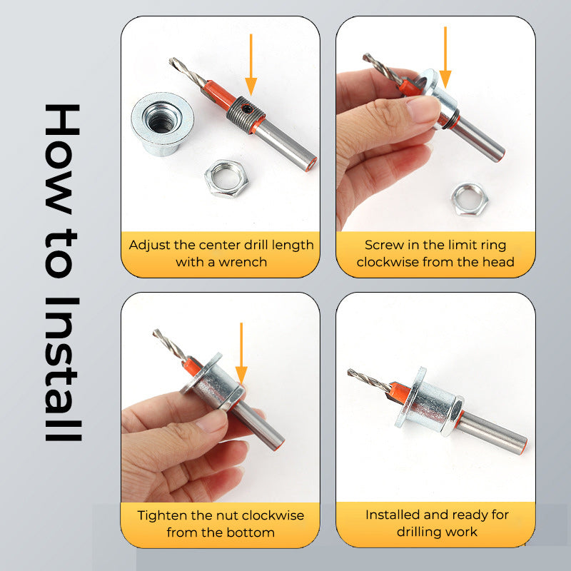 Alloy Countersink Drill Bits