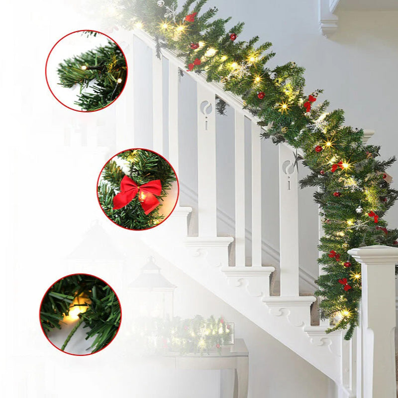 Christmas Tree Rattan Lights