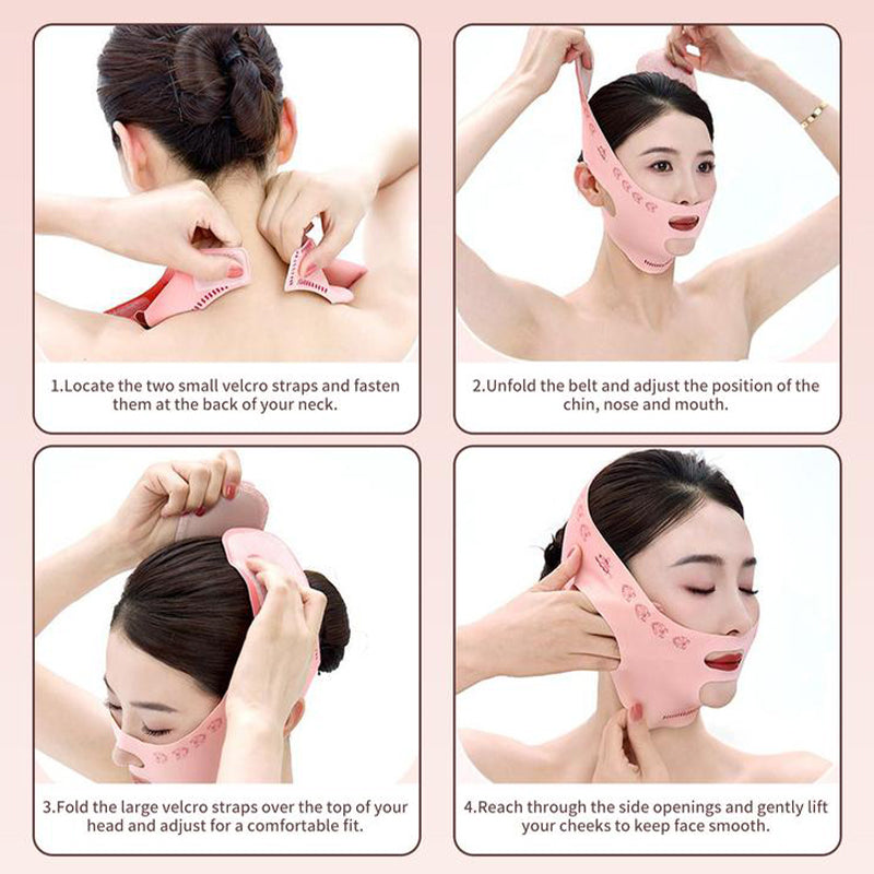 Lifting and firming face slimming bandage