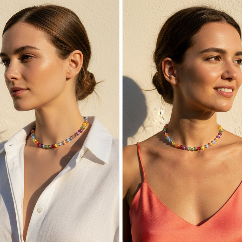 Dopamine Rainbow Necklace