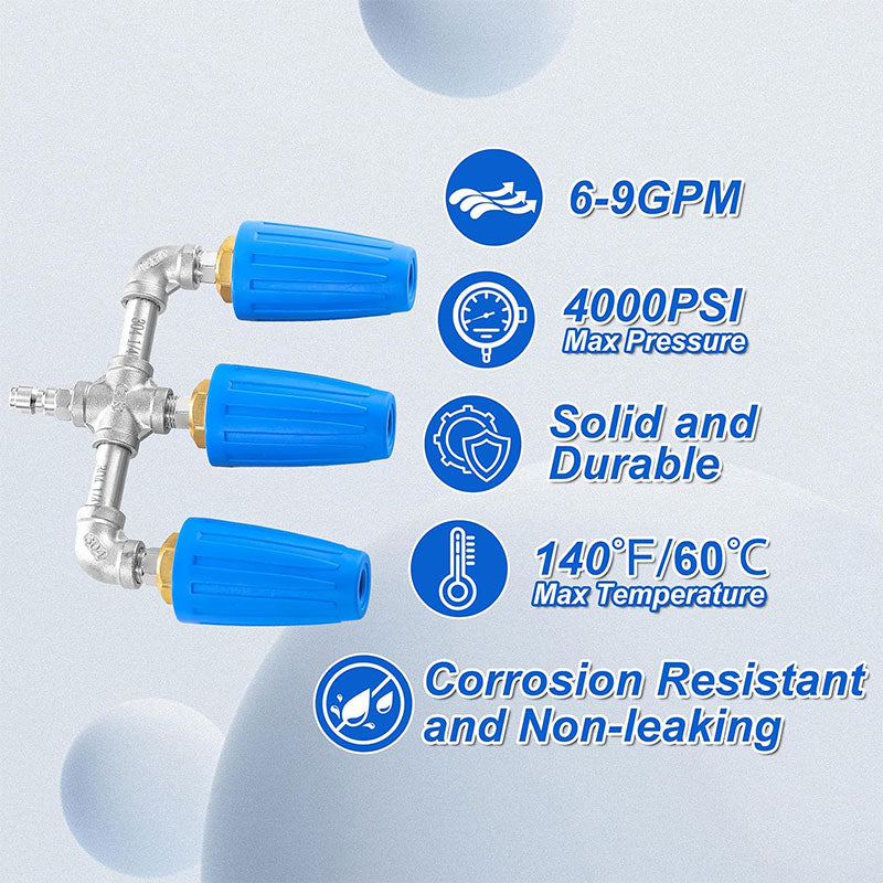 Triple Turbo Nozzle Pressure Washer