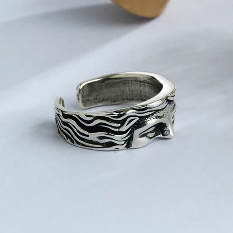 Vintage Venus Half Face Ring