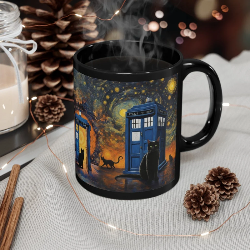 Doctor Inspired Tardis Mug