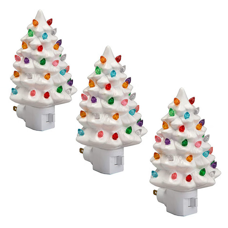 Ceramic Christmas Tree Night Light