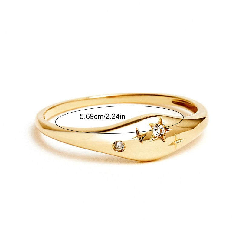 Zodiac Signs Diamond Ring