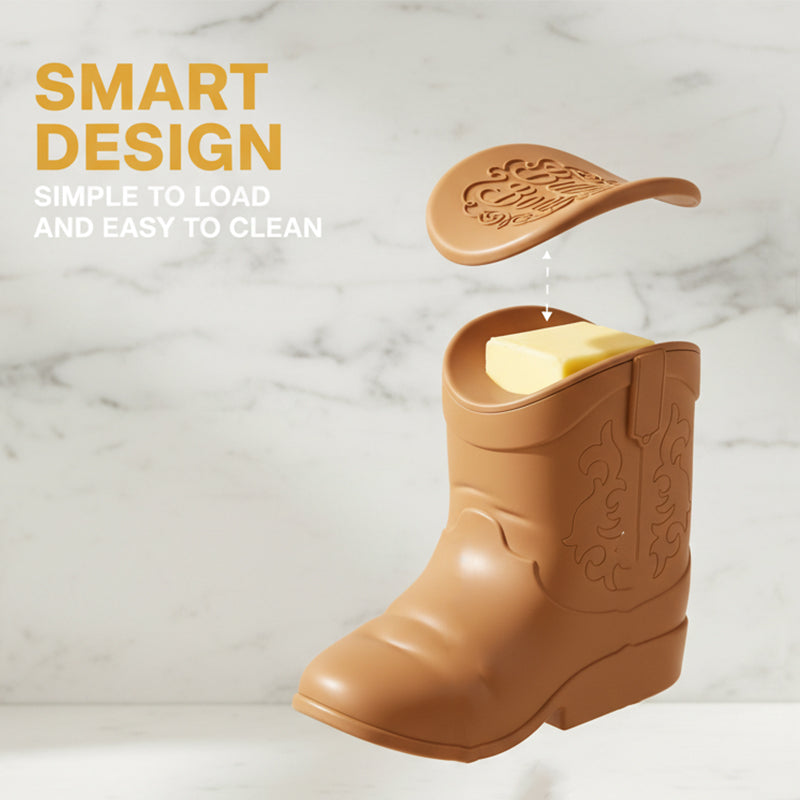 Boot-Shaped Butter Spreader
