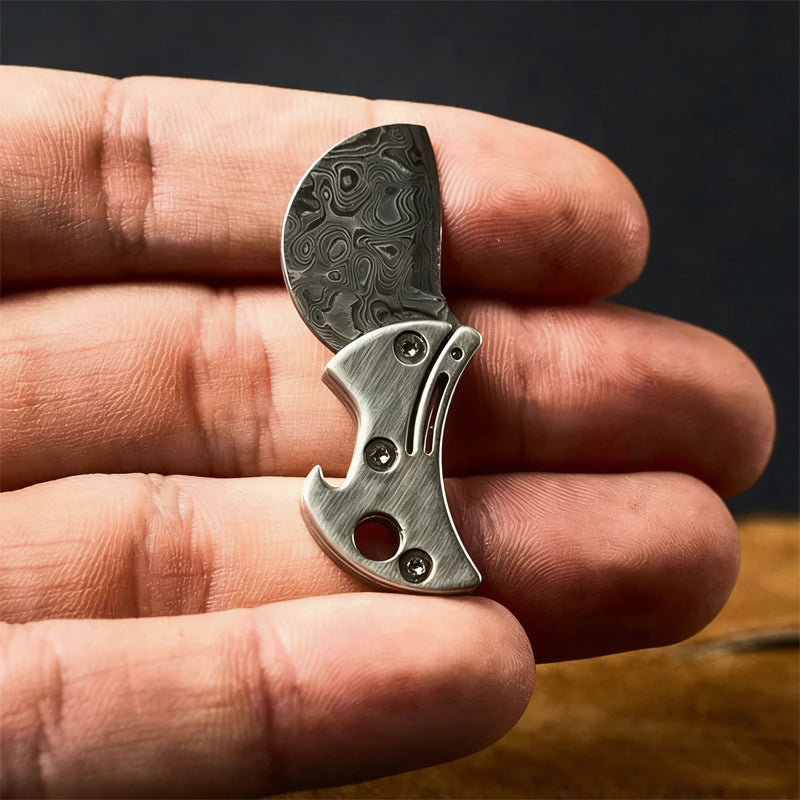 Mini corkscrew and EDC knife