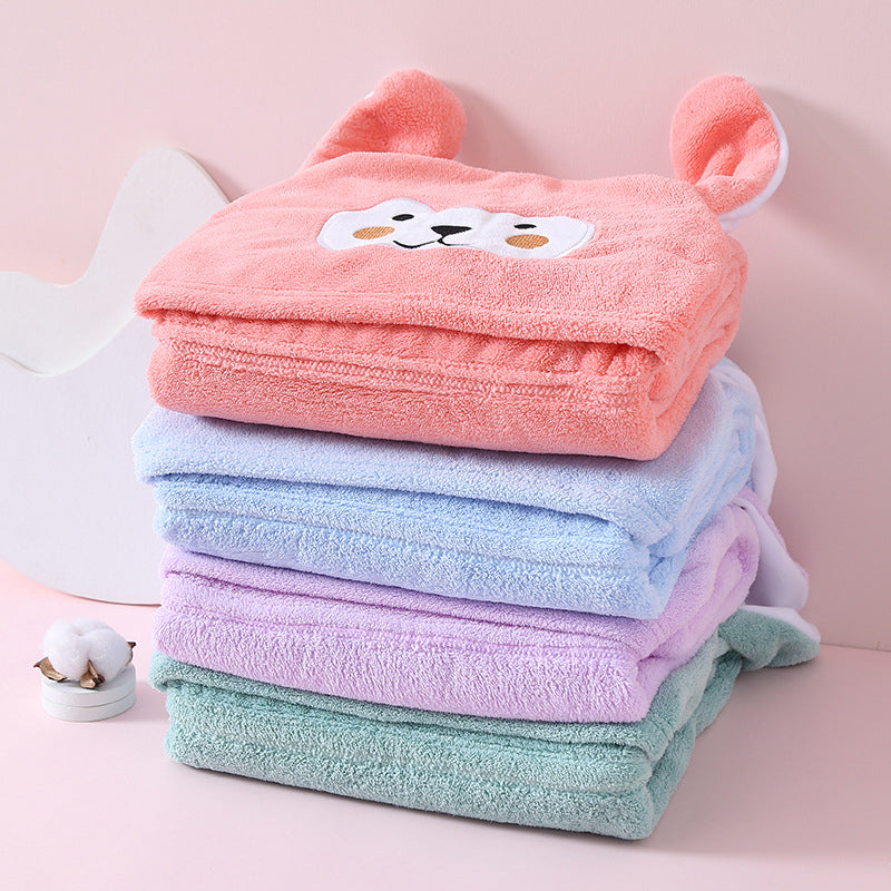 BABY BATHING TOWEL TO AVOID COLDS