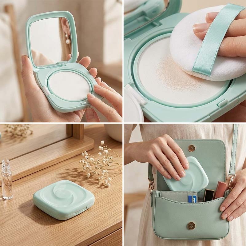 Large capacity setting powder