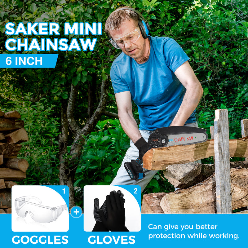 Electric Cordless Chainsaw for Tree Branches