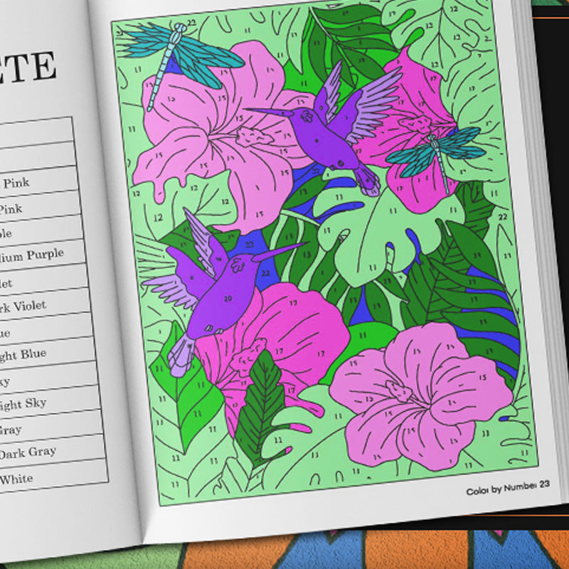Color By Number For Adult Relaxation