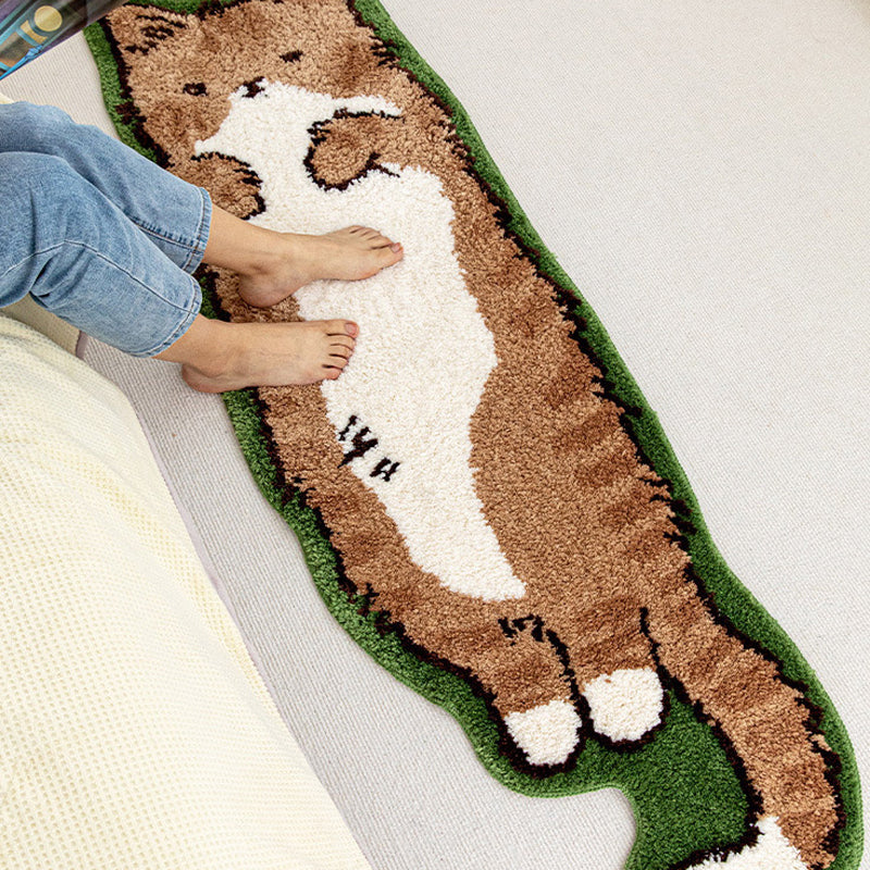 Cartoon Cat Bedroom Carpet