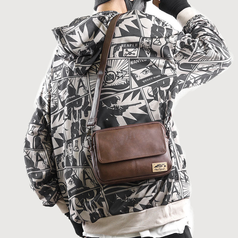 Square Vintage Messenger Bag