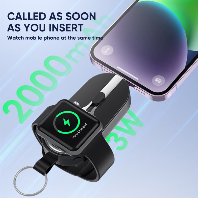 Emergency keychain mobile power 2 in 1