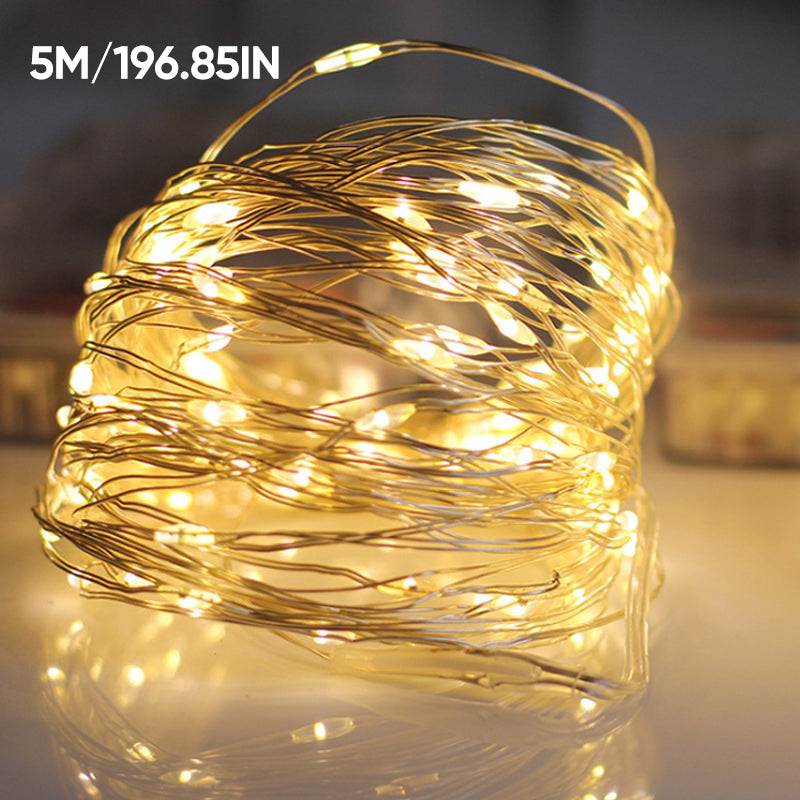 Christmas USB remote control copper wire light string