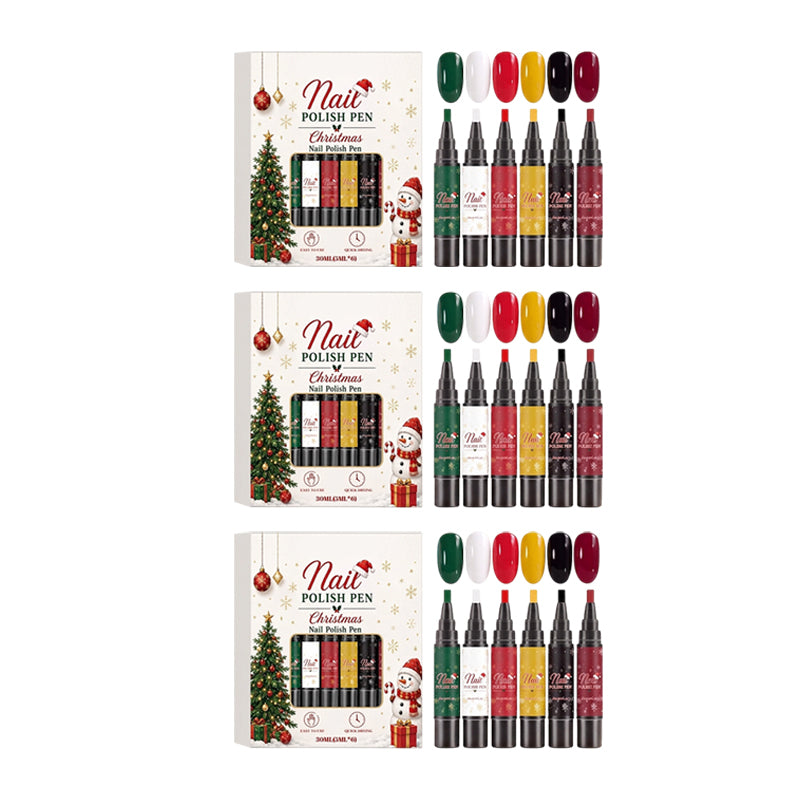 DIY Christmas Gel Nail Polish Pen