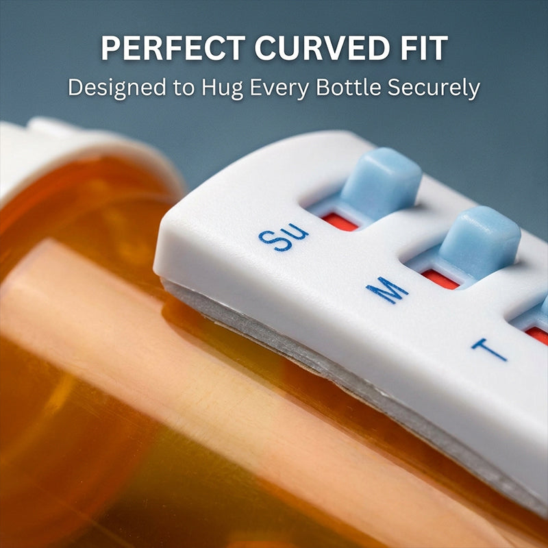 Reusable Sliding Pill Reminder Bottle Tracker