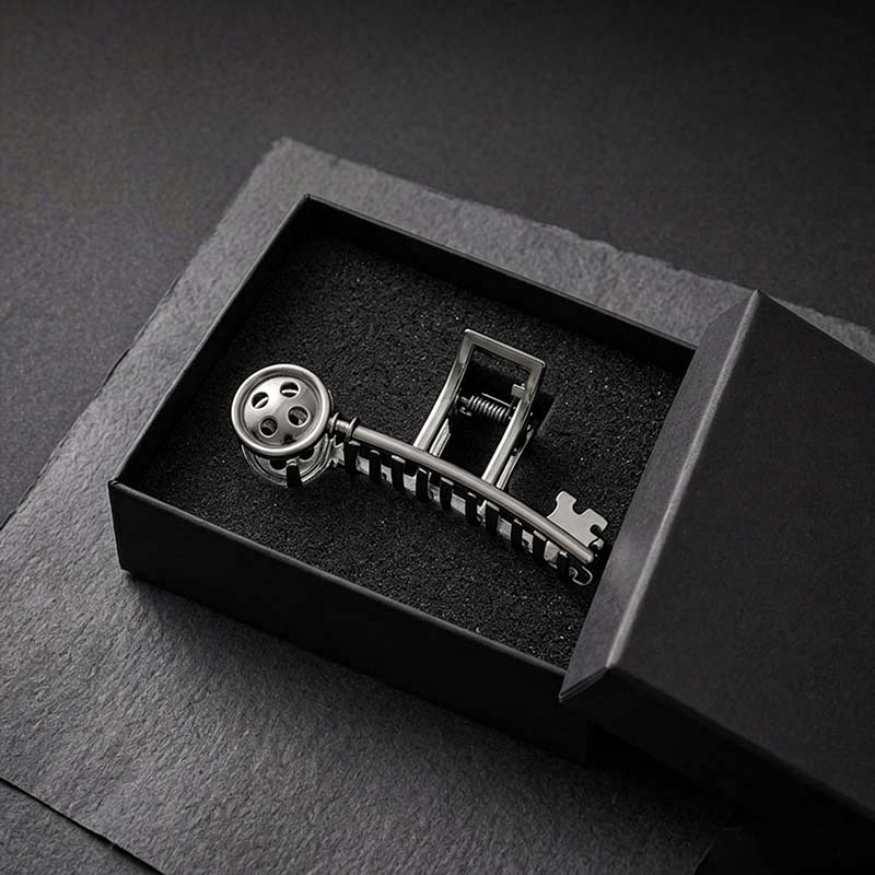 Button Hair Clip