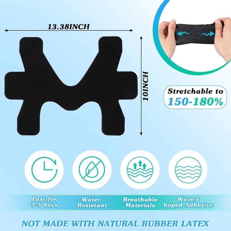 Pre-cut ankle muscle wrap
