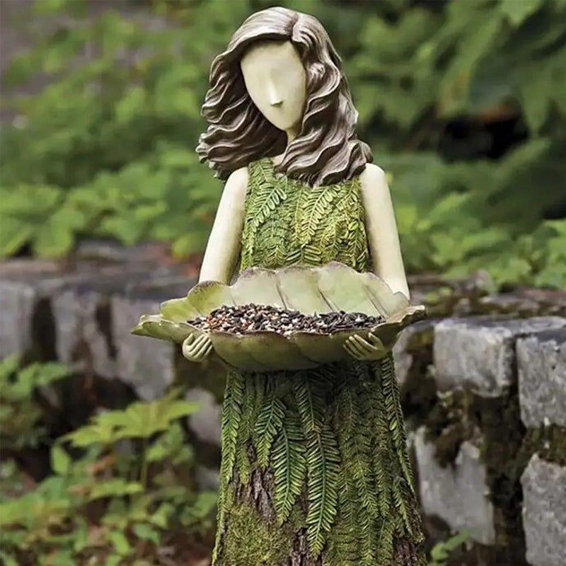 Forest Girl Bird Feeder