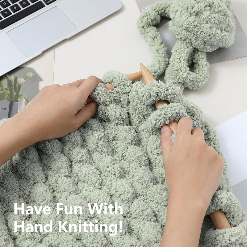 Super Bulky Chunky Knit Blanket Yarns