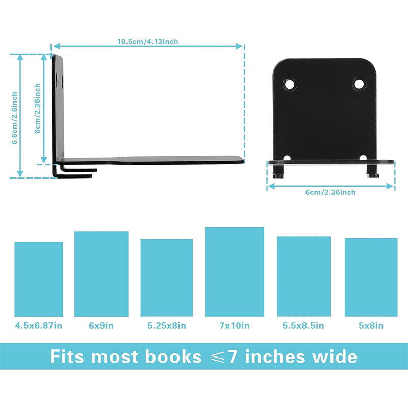 Stainless Steel Invisible Bookshelf