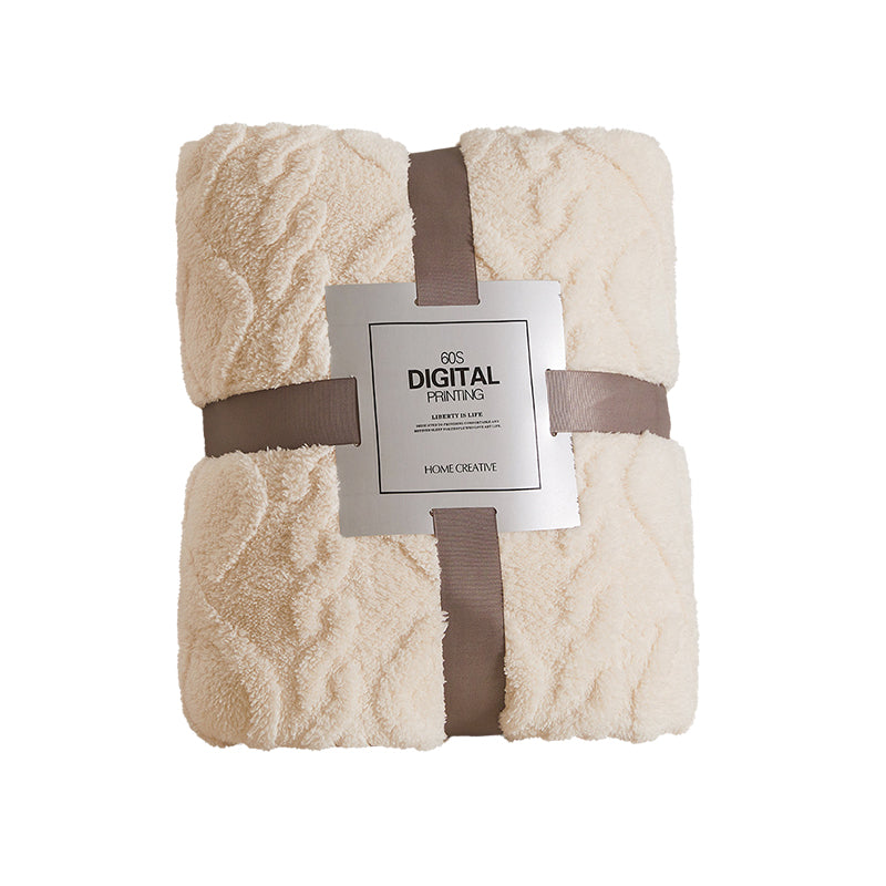 Luxury Double-Sided Coral Fleece Blanket