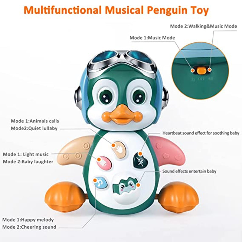 Musical Crawling Penguin Toys