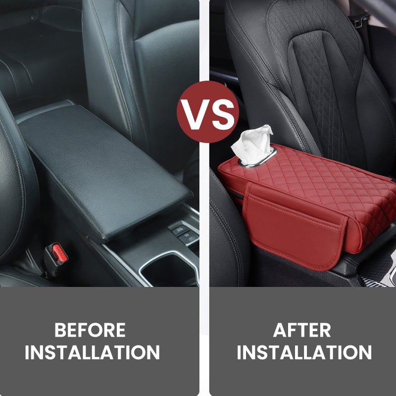 Car Armrest Tissue Box