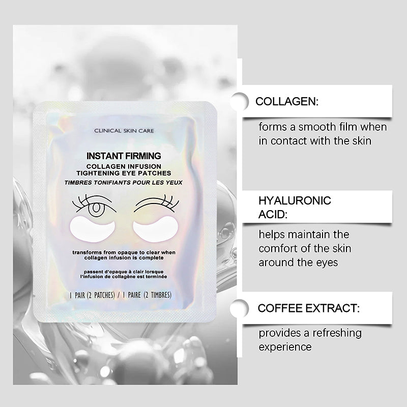Collagen Infusion Tightening Eye Patches – 8 Box (1 Pair per Sachet)