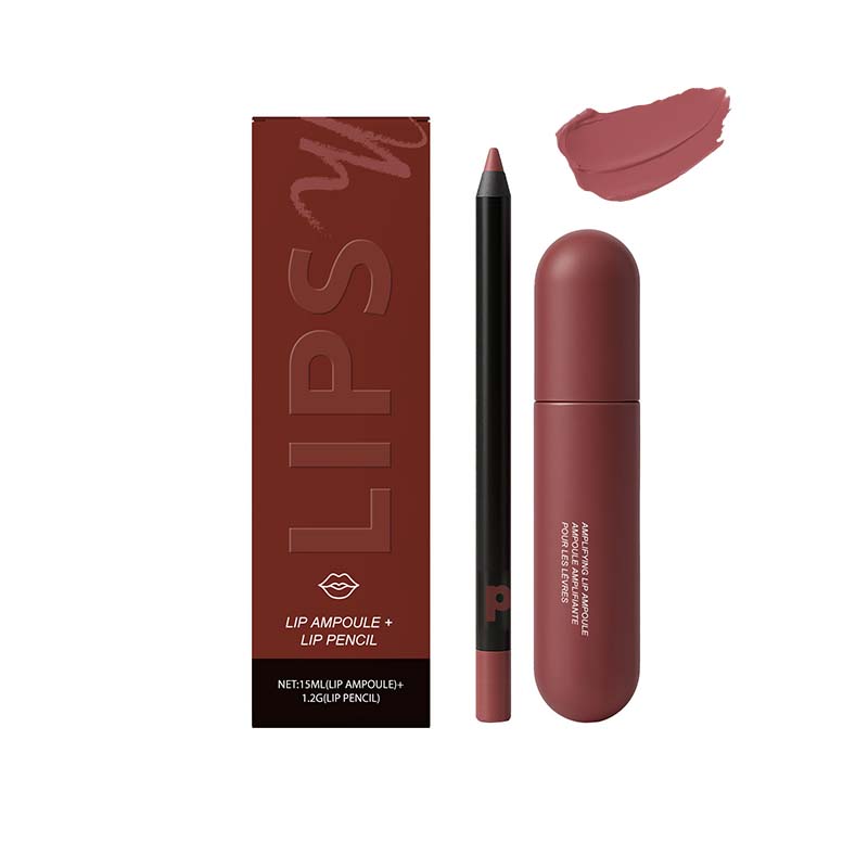 Moisturizing Lip Gloss & Lip Liner Pencil