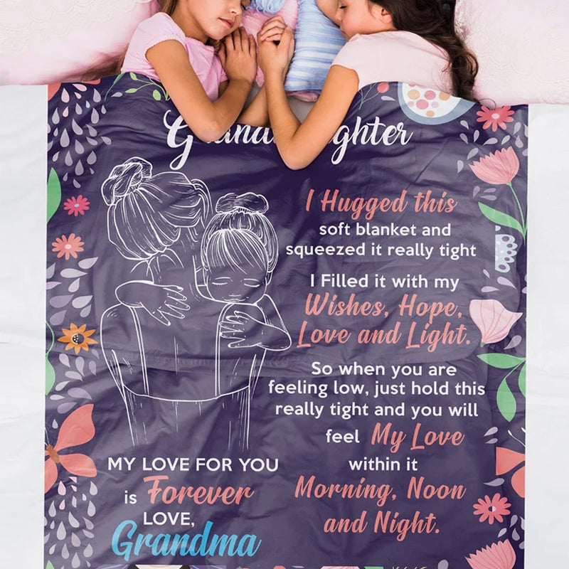 Granddaughter's Gift-Sweet Words Blanket