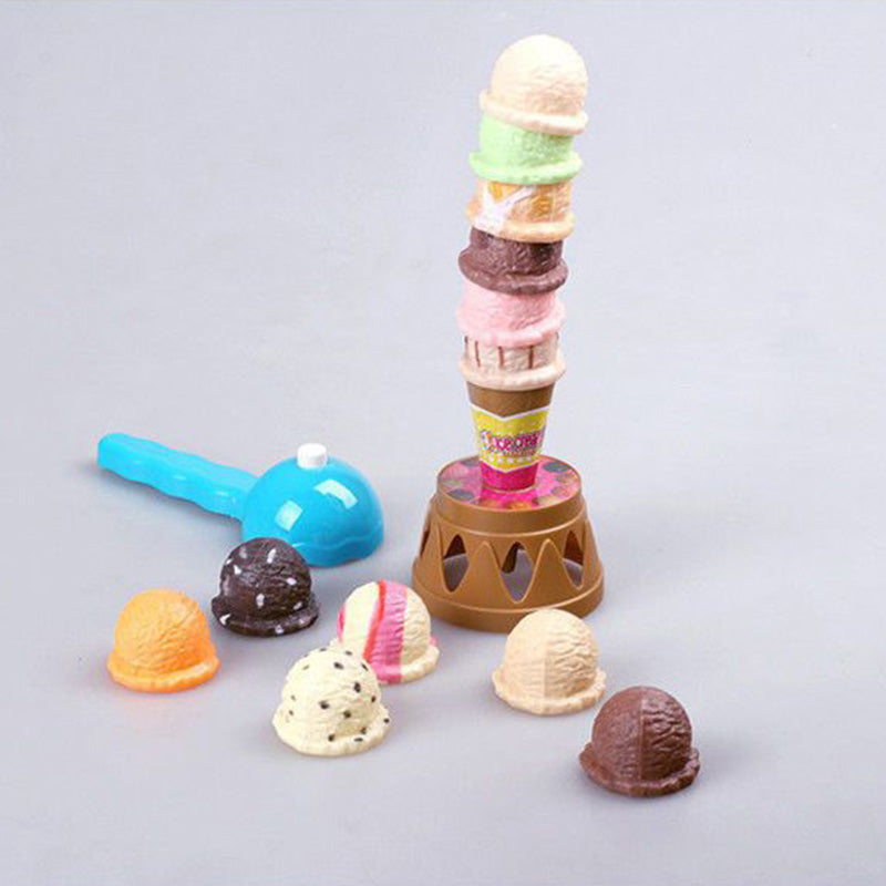 Ice Cream Tower Balancing Game