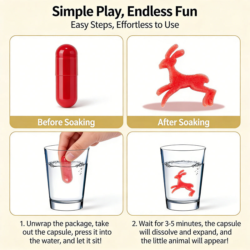 Magic Water Animal Capsules - Expandable Bath Toy