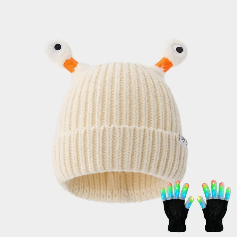 Glow in the Dark Little Monster Woolly Hat