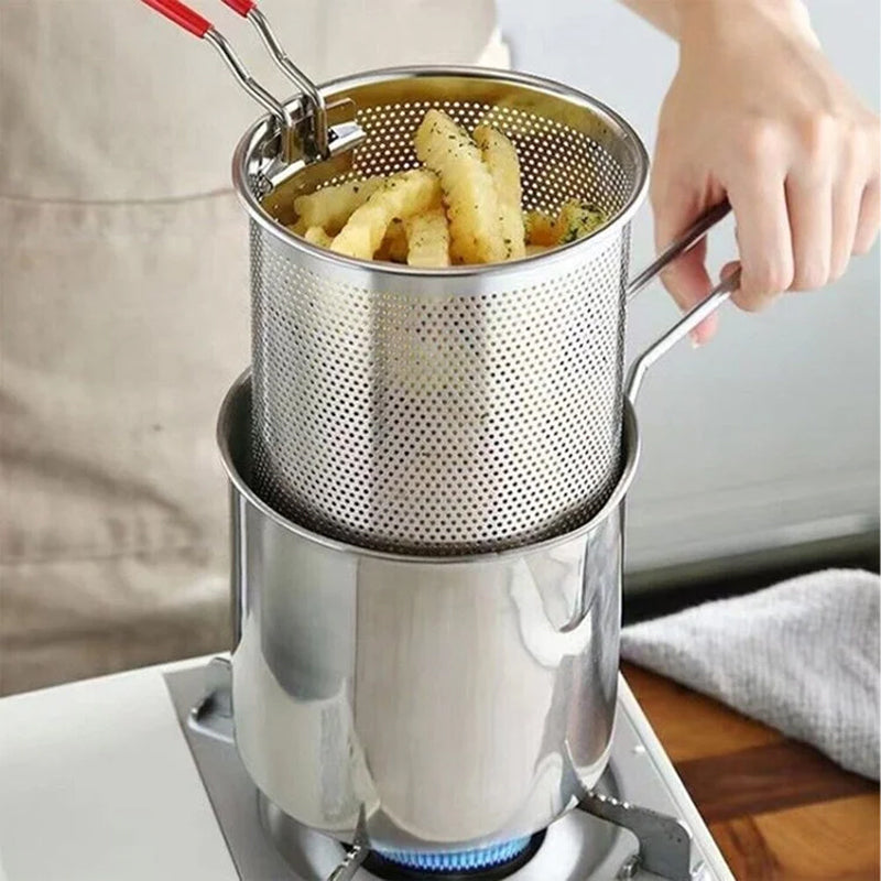 Multifunctional 304 Stainless Steel Fryer