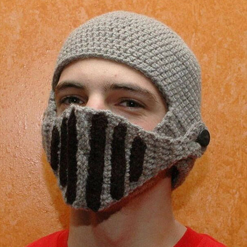 Hand-knitted Knight Hat