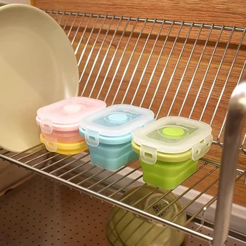 Collapsible Silicone Food Storage Container