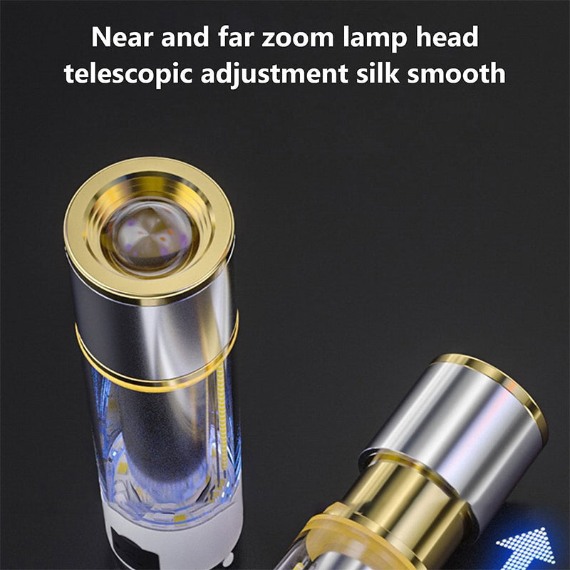 Multifunctional Super Bright Long Distance Rechargeable Flashlight