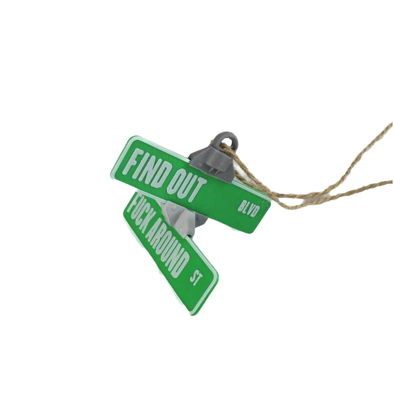 Funny Street Warning Sign Hanger