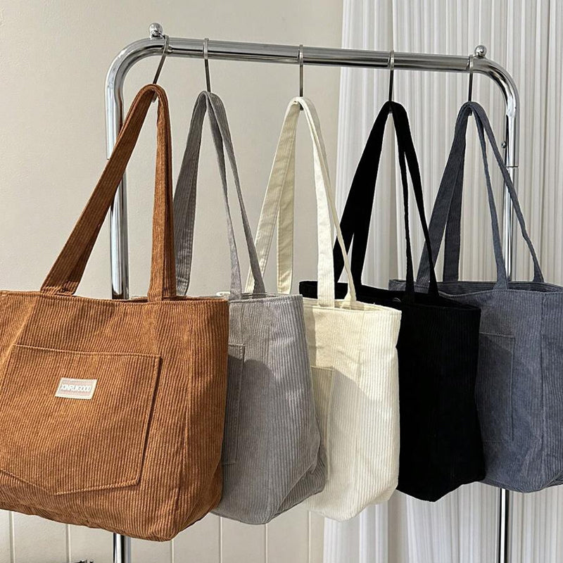 Corduroy Tote Bag