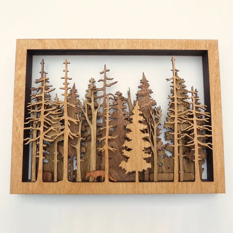 Forest Wildlife - Handcrafted Art