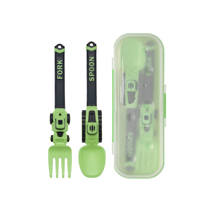 Kids’ Construction Vehicle Utensil Set